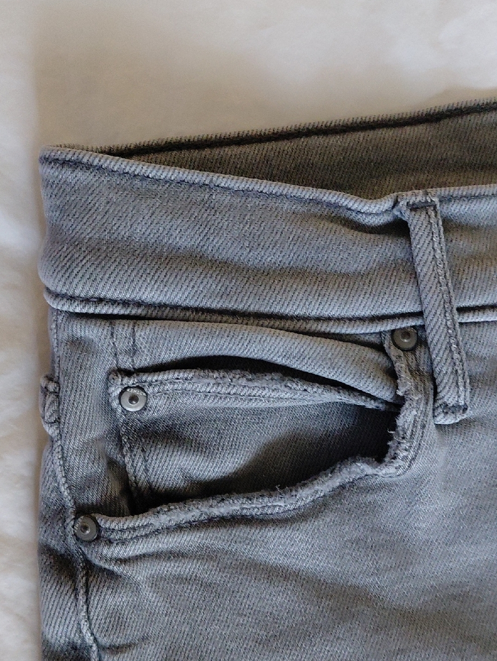 Mother The Doozy Sneak (Not Frayed) Gray Size 25 EUC - Picture 5 of 16